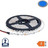 60SMD/m 7,2W/m 12V LED S-Streifen 2835 5m Blau Spritzwassergeschützt