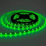 60SMD/m 7,2W/m 12V LED S-Streifen 2835 5m Grün Spritzwassergeschützt