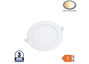 12W LED Einbauleuchte Slim Rund CCT Farbwechsel IP44