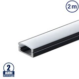 LED Profil Micro Schwarz 2m SET