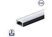 LED Profil Micro Schwarz 2m SET