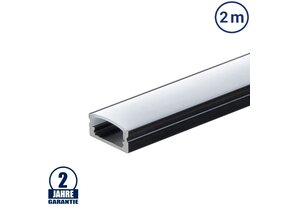 LED Profil Micro Schwarz 2m SET