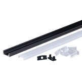 LED Profil Micro Schwarz 2m SET