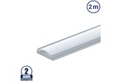 LED Profil Flexibel eloxiert 2m SET