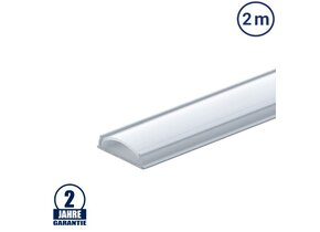 LED Profil Flexibel eloxiert 2m SET