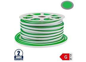 120SMD/m 8,5W 230V LED Flex-Neon Streifen Grün 1m