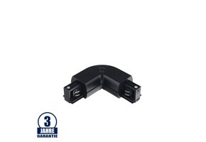L-Verbinder für 3Ph. Stromschiene Professional Schwarz