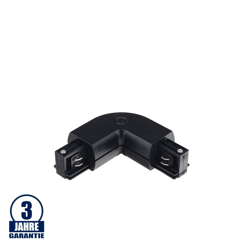 L-Verbinder für 3Ph. Stromschiene Professional Schwarz