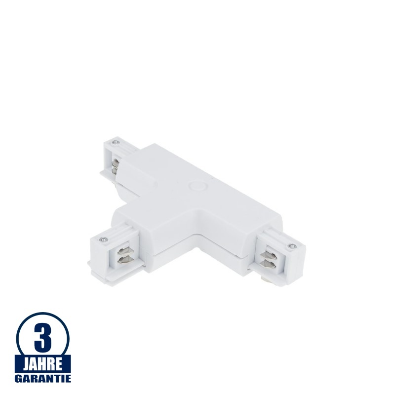 T-Verbinder für 3Ph. Stromschiene Professional Weiß