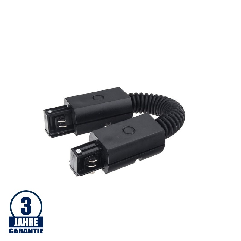 Flex-Verbinder für 3Ph. Stromschiene Professional Schwarz