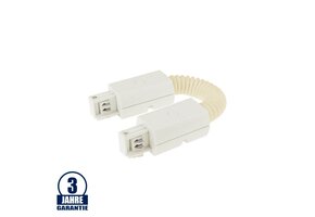 Flex-Verbinder für 3Ph. Stromschiene Professional Weiß