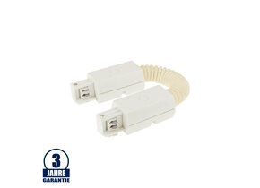 Flex-Verbinder für 3Ph. Stromschiene Professional Weiß