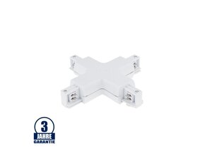 Kreuz-Verbinder für 3Ph. Stromschiene Professional Weiß