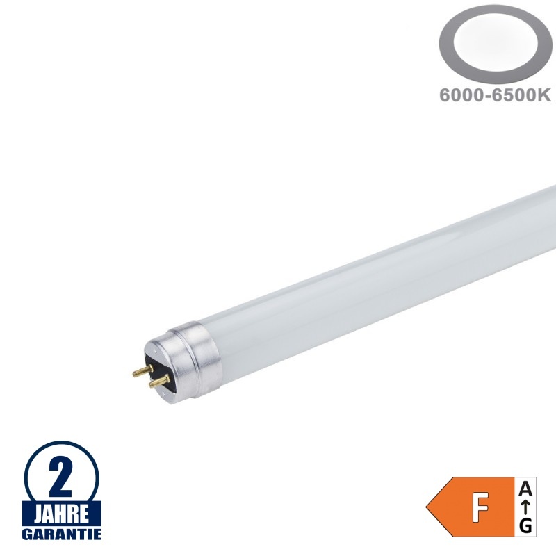 18W LED G13/T8 Glas Röhre 120cm Kaltweiß CL