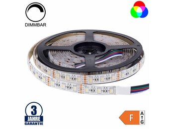 60SMD/m 16W/m 12V Professional LED Streifen RGBW Spritzwassergeschützt 5m Rolle