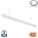 40W LED Linearleuchte mit Abhängung Weiß Kaltweiß