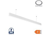 40W LED Linearleuchte mit Abhängung Weiß Kaltweiß