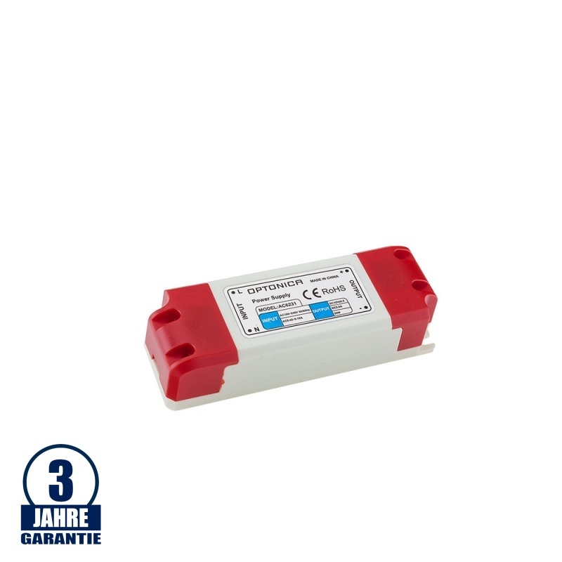 24W 12V DC Kunststoff Netzteil Professional