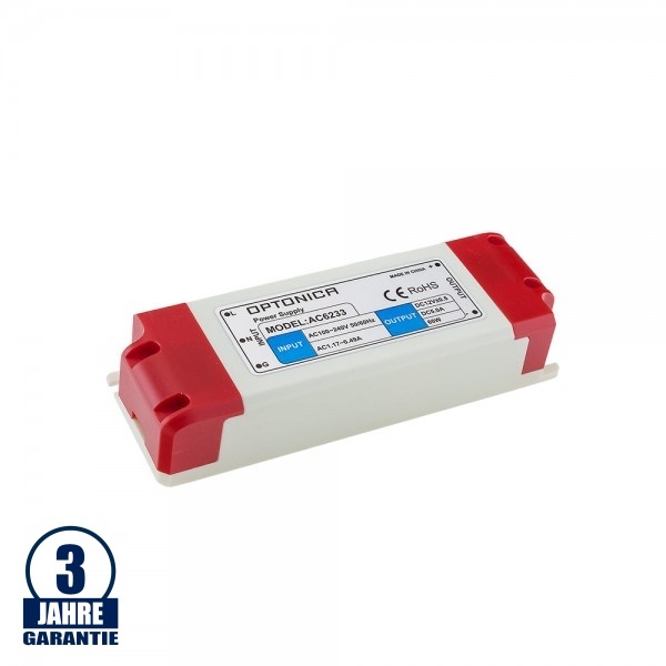 60W 12V DC Kunststoff Netzteil Professional