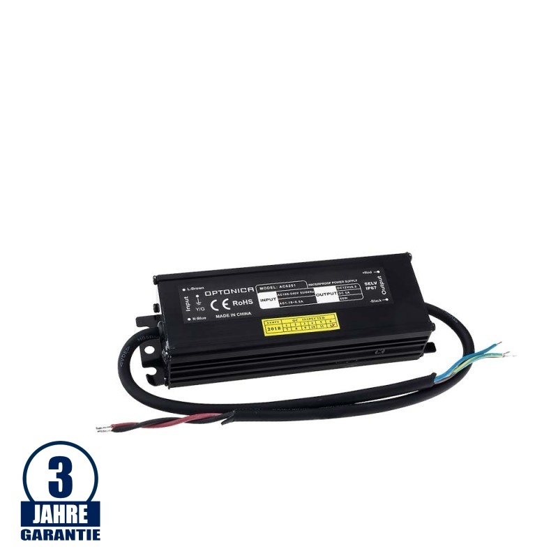 60W 12V DC Metall Netzteil Wassergeschützt