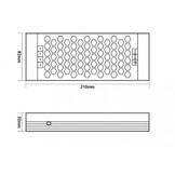 200W 12V DC Metall Netzteil Professional Slim
