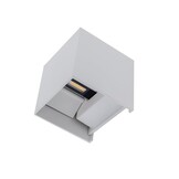 6W LED Wandleuchte Würfel Up and Down Weiß IP54 Neutralweiß
