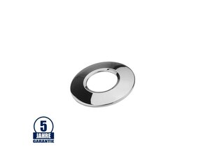 Chrom Abdeckung für 10W LED Einbauspot Rund CCT Dimmbar IP65 - 5044