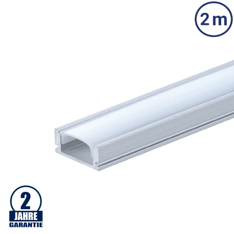 LED Profil Micro eloxiert 2m SET OP