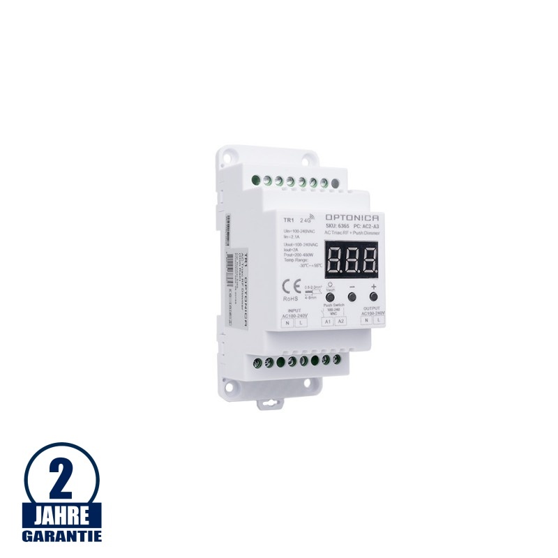 LED S1-B Triac RF Controller 100-240VAC 2A 1Kanal für Tragschienen