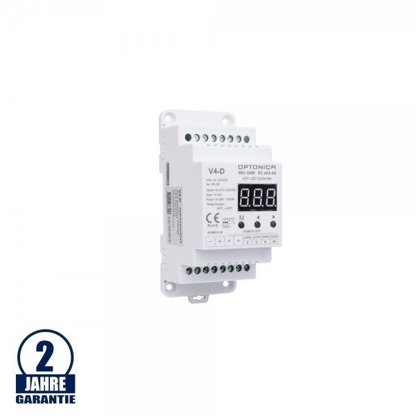 LED V4-D RGB / RGBW Empfänger für Tragschiene