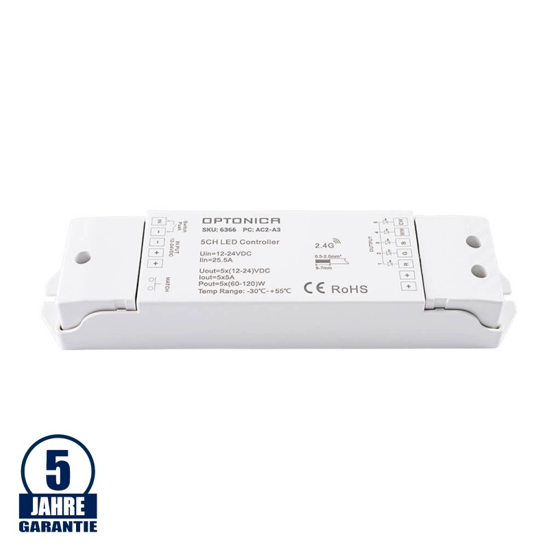 LED V5 RGB / RGBW+CCT Empfänger