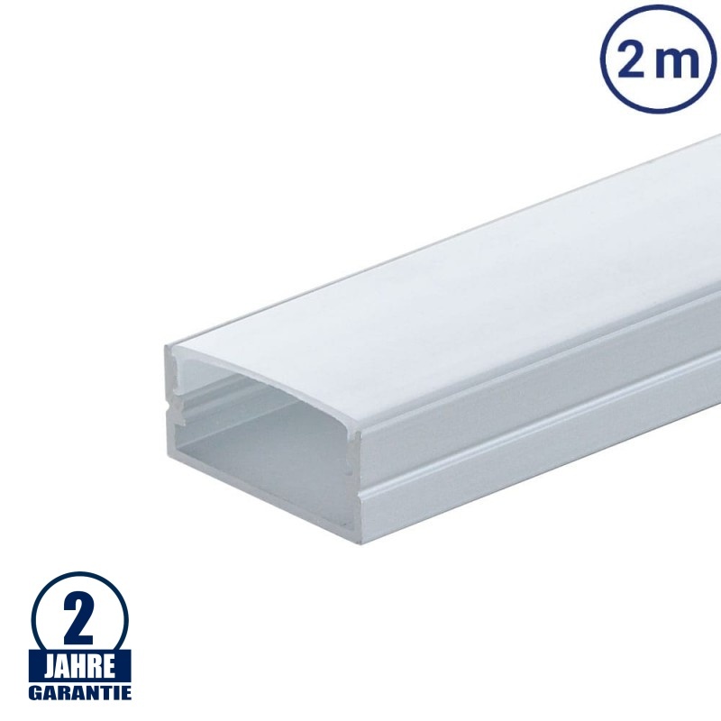 LED Profil PDS3 eloxiert 2m SET OP