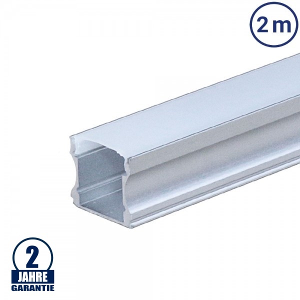 LED Profil PDS2 eloxiert 2m SET OP