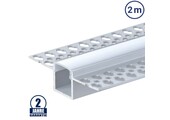 LED Profil Trockenbau eloxiert 2m SET OP