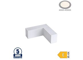 8W L-Verbinder für Linearleuchte Slim Professional Weiß Neutralweiß 5382