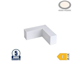 8W L-Verbinder für Linearleuchte Slim Professional Weiß Neutralweiß 5382