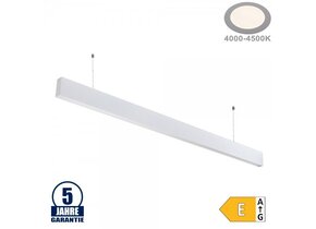 50W LED Linearleuchte Up and Down Professional mit Abhängung Weiß Neutralweiß