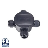 Kabelverbindungsdose mit 4 Kabeleinlässen Rund IP44