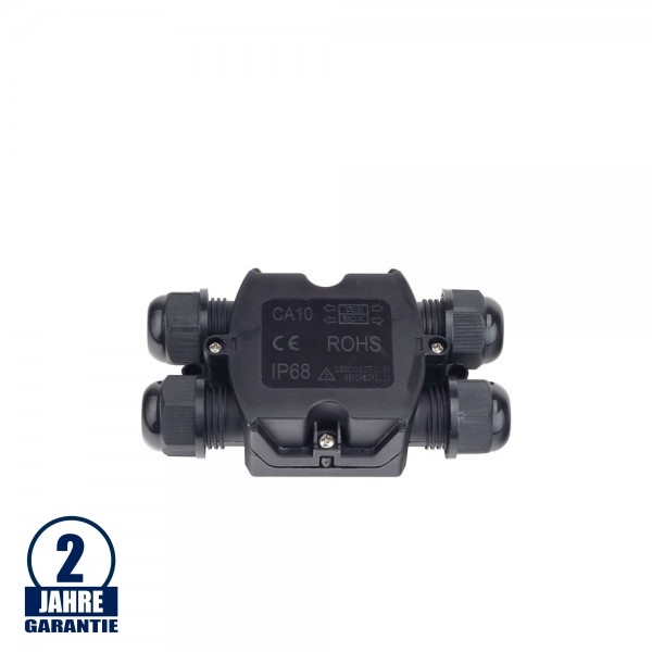 Kabelverbindungsdose mit 4 Kabeleinlässen IP68