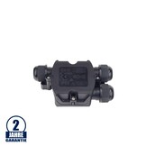 Kabelverbindungsdose mit 3 Kabeleinlässen IP68