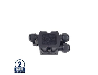 Kabelverbindungsdose mit 3 Kabeleinlässen IP68