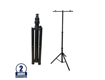 Stativ für Fluter 64-157cm Schwarz