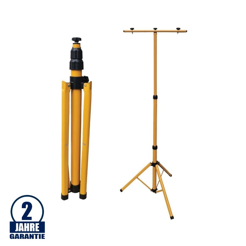 Stativ für Fluter 64-157cm Gelb