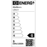 60SMD/m 4,8W/m 24V Professional LED Streifen 1808 Warmweiß Spritzwassergeschützt 5m