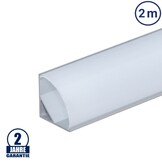 LED Profil 45° Winkel V2 eloxiert 2m SET OP