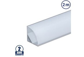 LED Profil 45° Winkel V2 eloxiert 2m SET OP