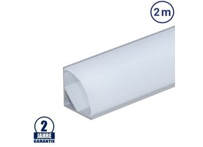 LED Profil 45° Winkel V2 eloxiert 2m SET OP