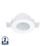 Einbaurahmen Trimless für LED GU10 Rund matt Weiß