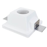 Einbaurahmen Trimless für LED GU10 Quadratisch 1-fach Weiß