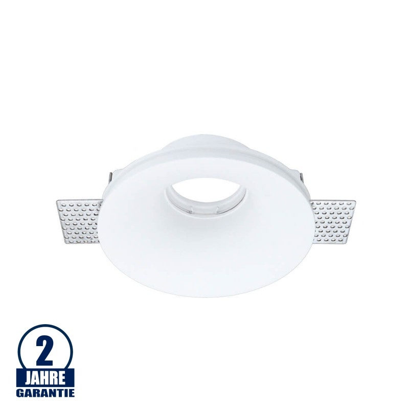 Einbaurahmen Trimless für LED GU10 Rund Konisch Weiß